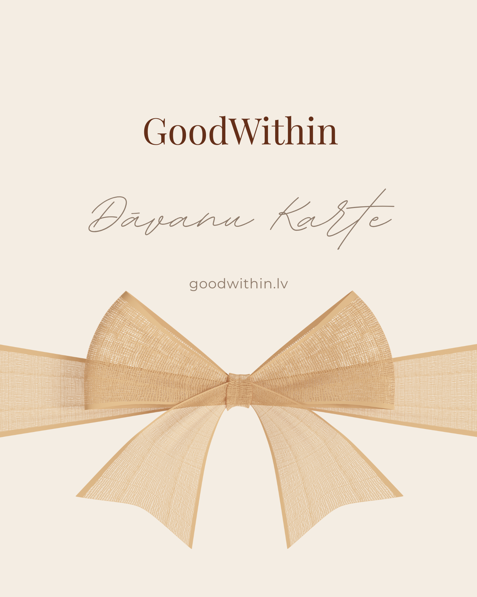 GoodWithin dāvanu karte