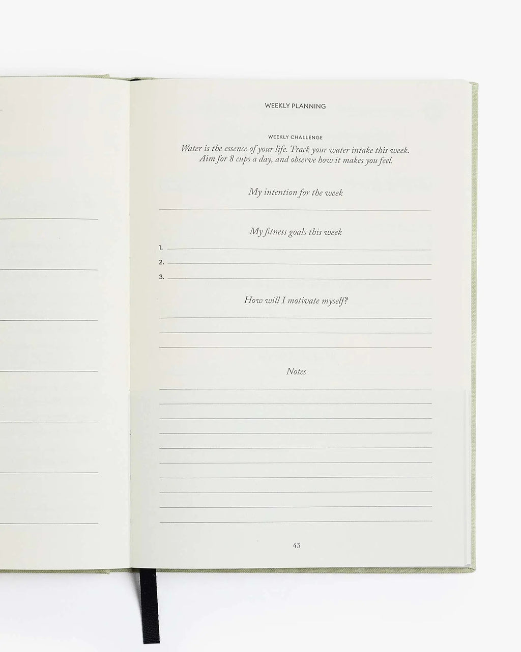 The Five Minute Journal Health & Fitness Edition