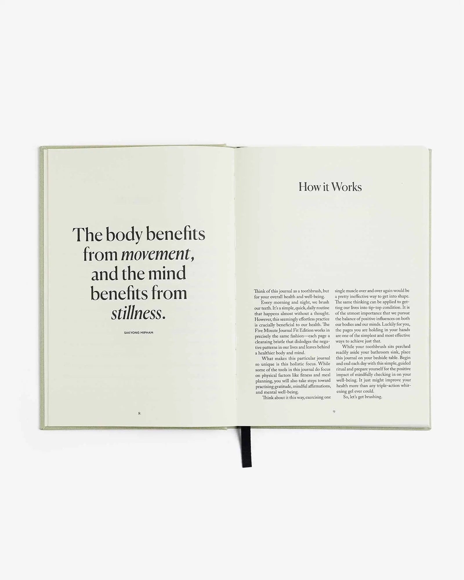 The Five Minute Journal Health & Fitness Edition